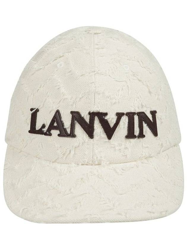 LANVIN BASEBALL CAP PATTERN CHEVRON - LANVIN - BALAAN 1