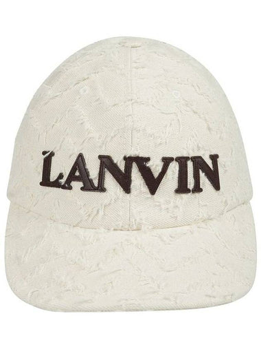 LANVIN BASEBALL CAP PATTERN CHEVRON - LANVIN - BALAAN 1