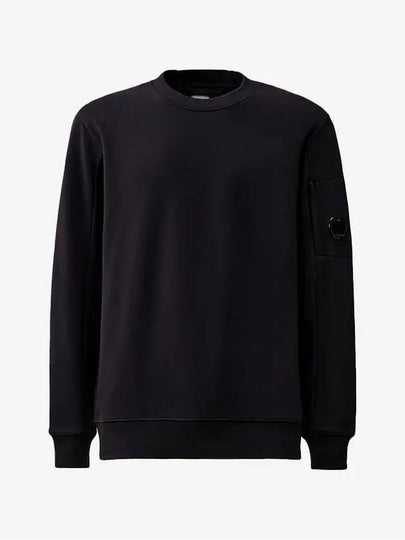 Diagonal Raised Fleece Lens Sweatshirt Navy - CP COMPANY - BALAAN 2