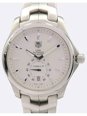 WJF211B LINK Caliber 6 Automatic Steel Men s Watch - TAG HEUER - BALAAN 1