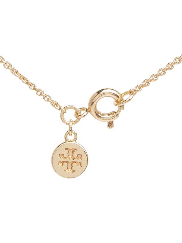 Miller Pave Logo Delicate Necklace Gold - TORY BURCH - BALAAN 6