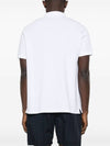 Pique Stretch Cotton Short Sleeve Polo Shirt White - STONE ISLAND - BALAAN 6