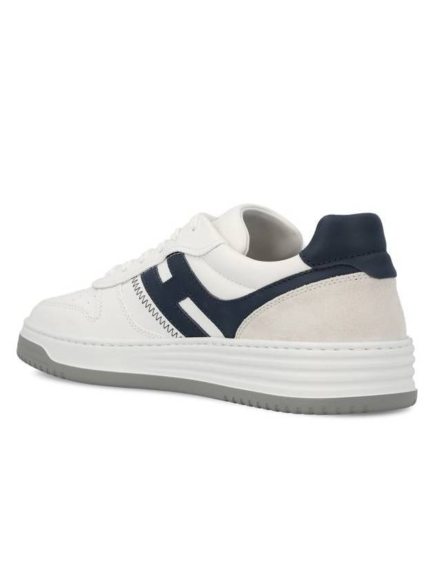 H630 leather low-top sneakers white blue - HOGAN - BALAAN 4