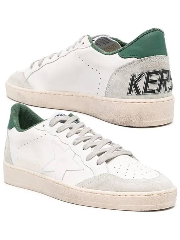 Ball Star Leather Low Top Sneakers White - GOLDEN GOOSE - BALAAN 3