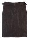 Leather midi skirt JU1437 22A003E 67DK - ISABEL MARANT - BALAAN 10