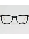 Glasses Frame OM5005H 001 Men Women Square Fashion Horned Frame - OMEGA - BALAAN 3