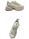 W233SU02 623I Leather Double Lace Low Top Sneakers Ivory Men’s Shoes TJ - WOOYOUNGMI - BALAAN 4