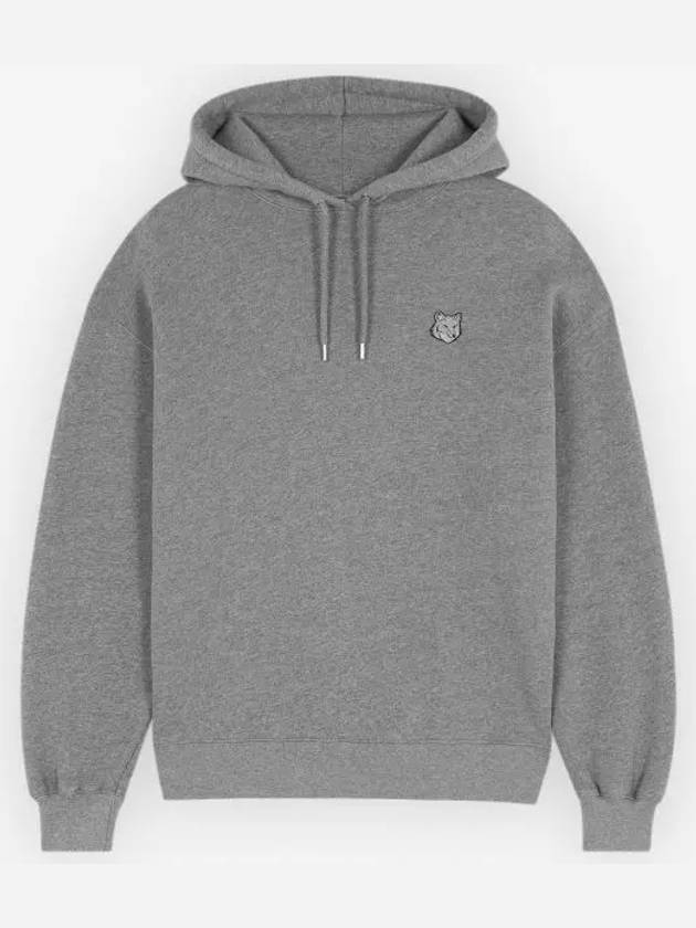 Bold Fox Head Patch Comfort Hoodie Grey - MAISON KITSUNE - BALAAN 2