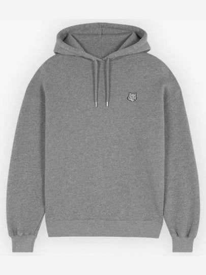 Bold Fox Head Patch Comfort Hoodie Grey - MAISON KITSUNE - BALAAN 2