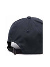 Logo Patch Cotton Ball Cap Navy - STONE ISLAND - BALAAN 4