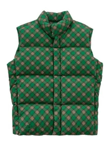 Check pattern padded vest green - ERL - BALAAN 1