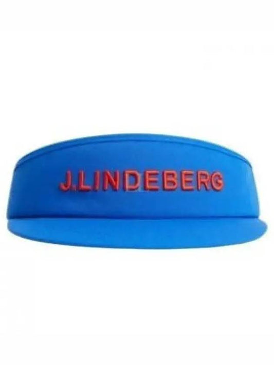 Viktor Embroidered Logo Visor Blue - J.LINDEBERG - BALAAN 2