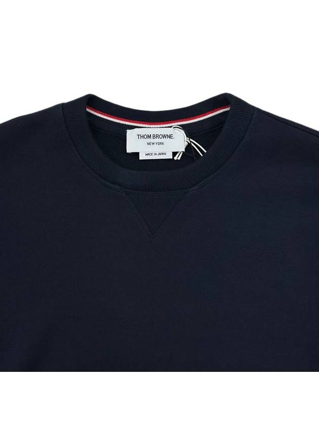 4 Bar Loopback Jersey Sweatshirt Navy - THOM BROWNE - BALAAN 4