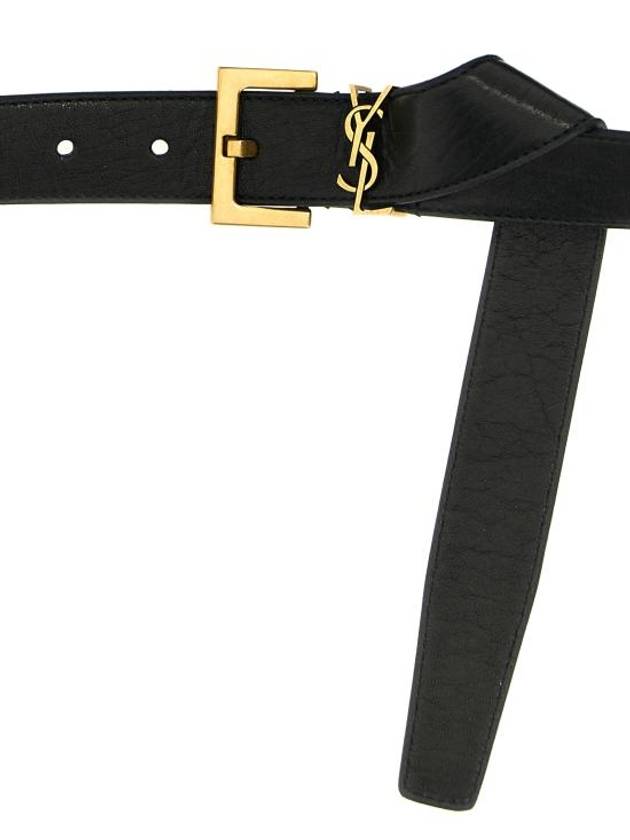 Belt 784193AACYT1000 Black - SAINT LAURENT - BALAAN 4