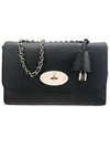 Lily Chain Medium Goat Leather Shoulder Bag Black - MULBERRY - BALAAN 2