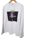 NUS19224 001 NO SLEEP Sweatshirt White - IH NOM UH NIT - BALAAN 3