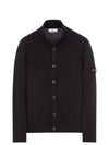 Winter Cotton Cardigan Black - STONE ISLAND - BALAAN 2