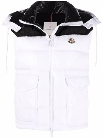 Women's Ciboure Hoodie Padded Vest White - MONCLER - BALAAN 2