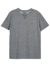 Mike Logo Short Sleeve T-Shirt Grey - A.P.C. - BALAAN 3