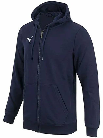 Team Goal 23 Casual Zip Up Hoodie Navy - PUMA - BALAAN 2