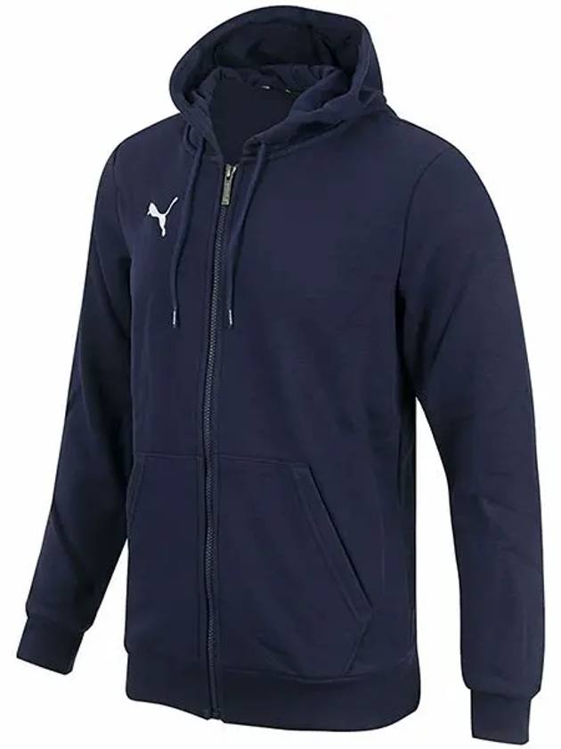 Team Goal 23 Casual Zip Up Hoodie Navy - PUMA - BALAAN 3