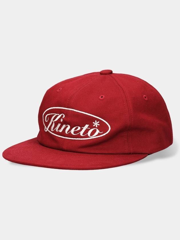 Oval Classic Logo Snapback Red - KINETO - BALAAN 1