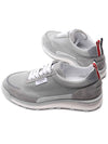 Vitello Alumni Trainer Caprede Low Top Sneakers Grey - THOM BROWNE - BALAAN 7