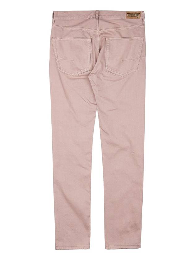 Denim Straight Jeans Beige - DIOR - BALAAN 3