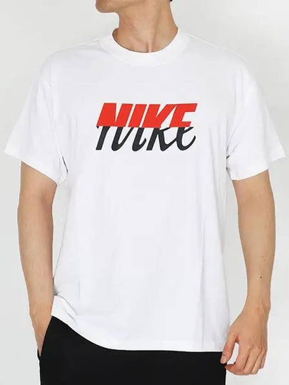 Sportswear Max 90 Short Sleeve T-Shirt White - NIKE - BALAAN 2