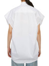 Women's Sleeveless Button-Up Shirt White - BALENCIAGA - BALAAN 5