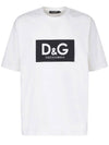 D&G Print Cotton Short Sleeve T-Shirt White - DOLCE&GABBANA - BALAAN 1