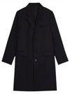 Men's Virgin Wool Single Coat Black - AMI - BALAAN 2