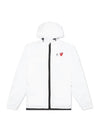 Small Heart Wappen Windbreaker White - COMME DES GARCONS - BALAAN 2