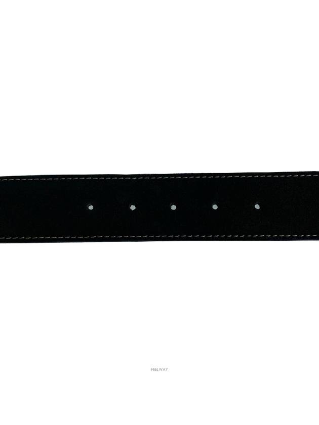 Logo Suede Belt Black - DSQUARED2 - BALAAN 6