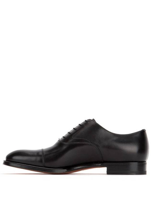 Black leather laceup shoes MCR004508JB2INENN01 - SANTONI - BALAAN 2