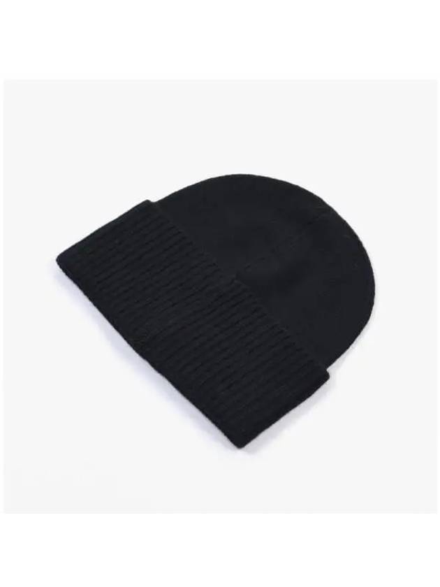 Bear Embroidered Blend Wool Beanie Black - POLO RALPH LAUREN - BALAAN 6