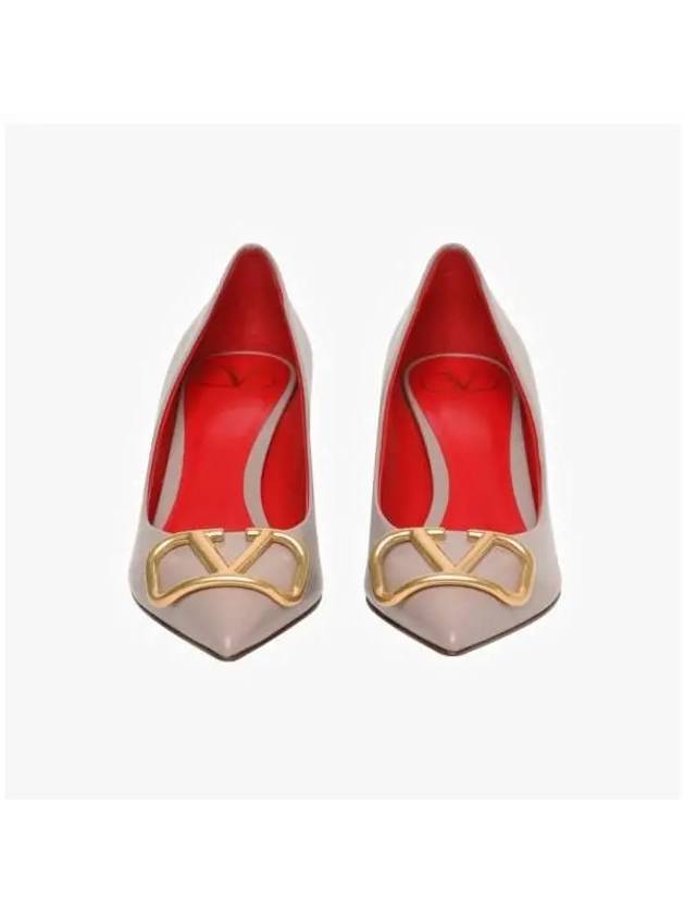 Valentino 5W2S0EN0 DSH P45 Garavani V logo heel - RED VALENTINO - BALAAN 5