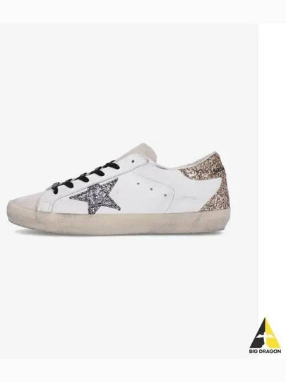 Super-Star Glittered Sneakers White - GOLDEN GOOSE - BALAAN 2