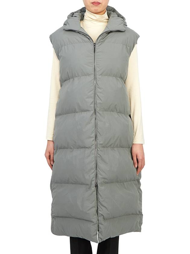 Women's Hooded Padded Vest Green - STUDIO NICHOLSON - BALAAN 3