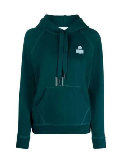 Malibu Logo Print Hooded Top Teal - ISABEL MARANT - BALAAN 2