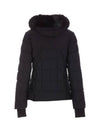 Betta Shearling Hooded Down Padding Black - MOOSE KNUCKLES - BALAAN 3