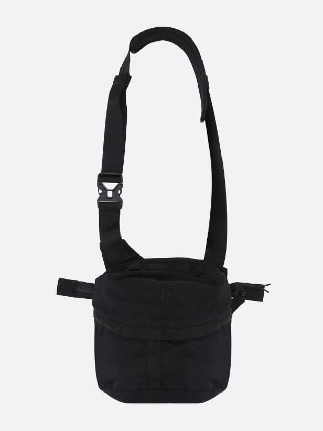 Men's B Nylon Cross Bag Black - CP COMPANY - BALAAN 2