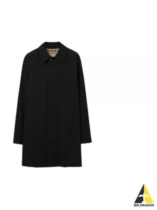 Short Camden Heritage Trench Coat Black - BURBERRY - BALAAN 2