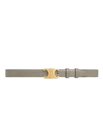 Triomphe Taurillon Medium Leather Belt Pebbled - CELINE - BALAAN 1