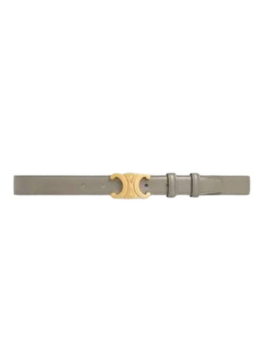 Triomphe Taurillon Medium Leather Belt Pebbled - CELINE - BALAAN 1