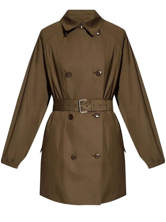 Carlota Trench Coat Khaki - ISABEL MARANT - BALAAN 2