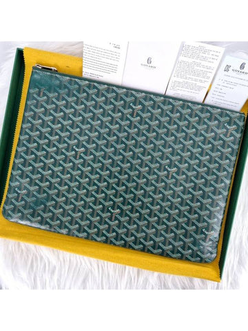 Sena Clutch Bag GM Special Green - GOYARD - BALAAN 1