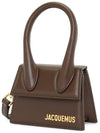 Le Chiquito Signature Mini Tote Bag Brown - JACQUEMUS - BALAAN 3