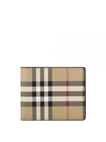 Vintage Check Slim Half Wallet Beige - BURBERRY - BALAAN 2