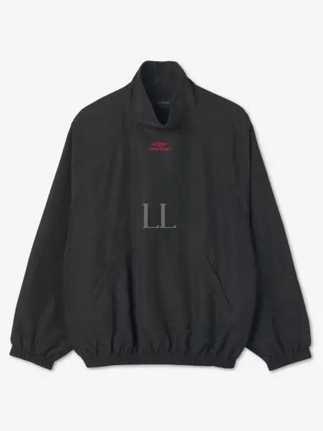 Embroidery Logo Sports Icon Track Jacket Black - BALENCIAGA - BALAAN 2